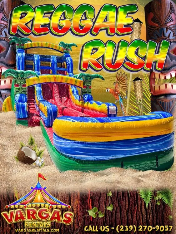 20' Reggae Rush Dual Lane rental photo