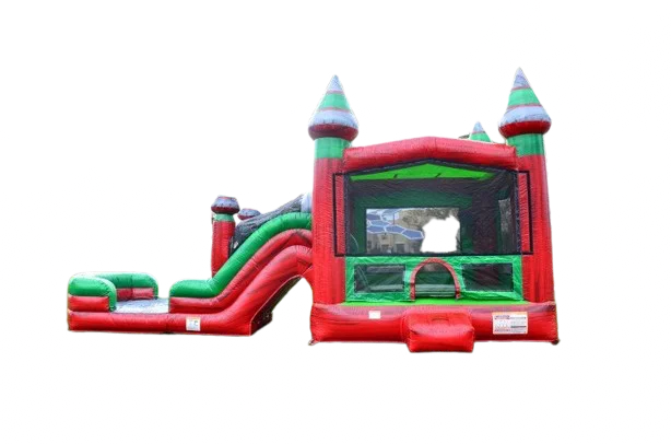 Melon Dual Lane Combo delivered and set up on a backyard lawn for a party in Fort Myers, FL