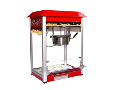 Popcorn Machine delivered and set up on a backyard lawn for a party in Fort Myers, FL